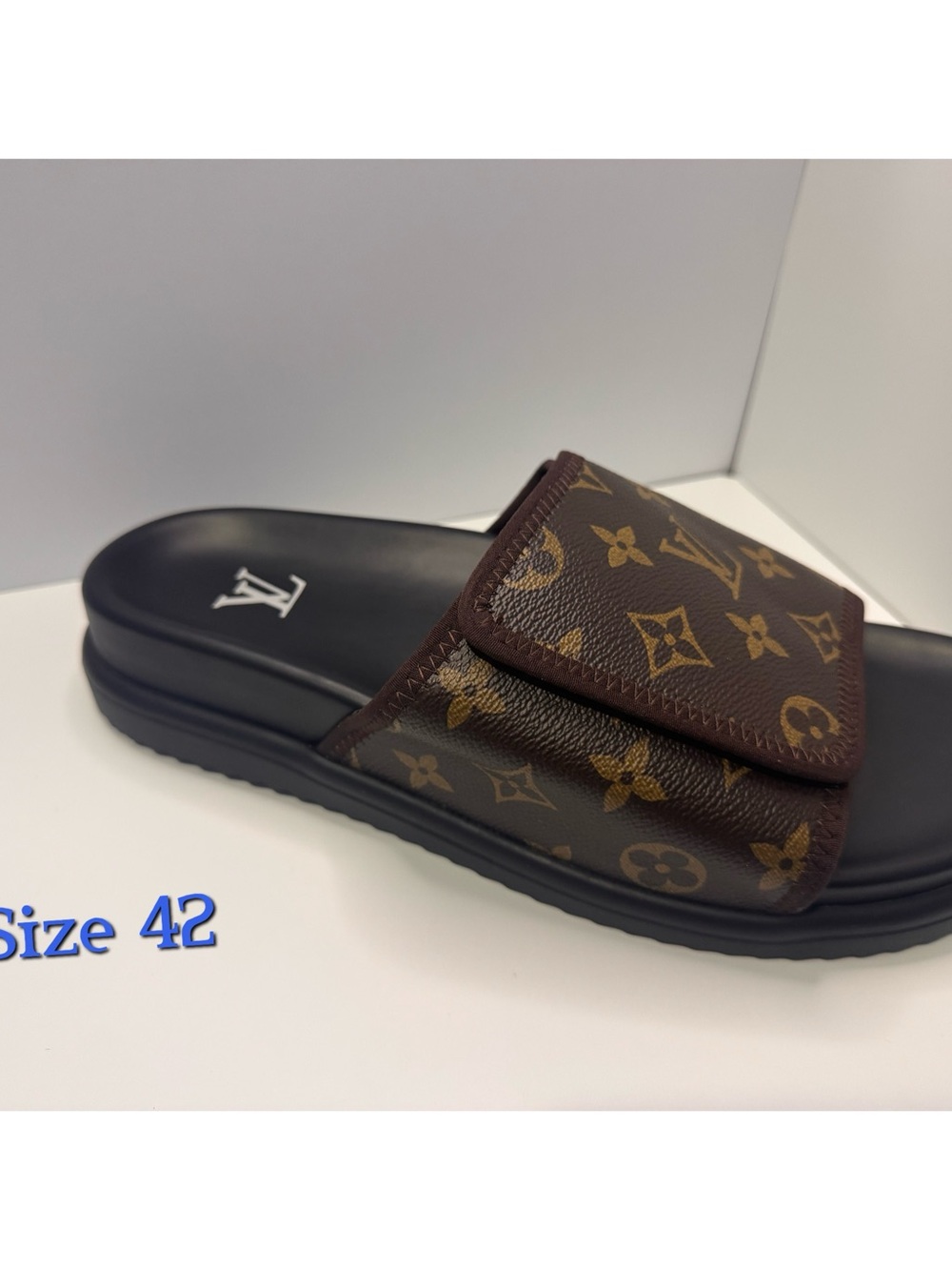 Louis Vuitton Brown Monogram Slide Sandal for Men